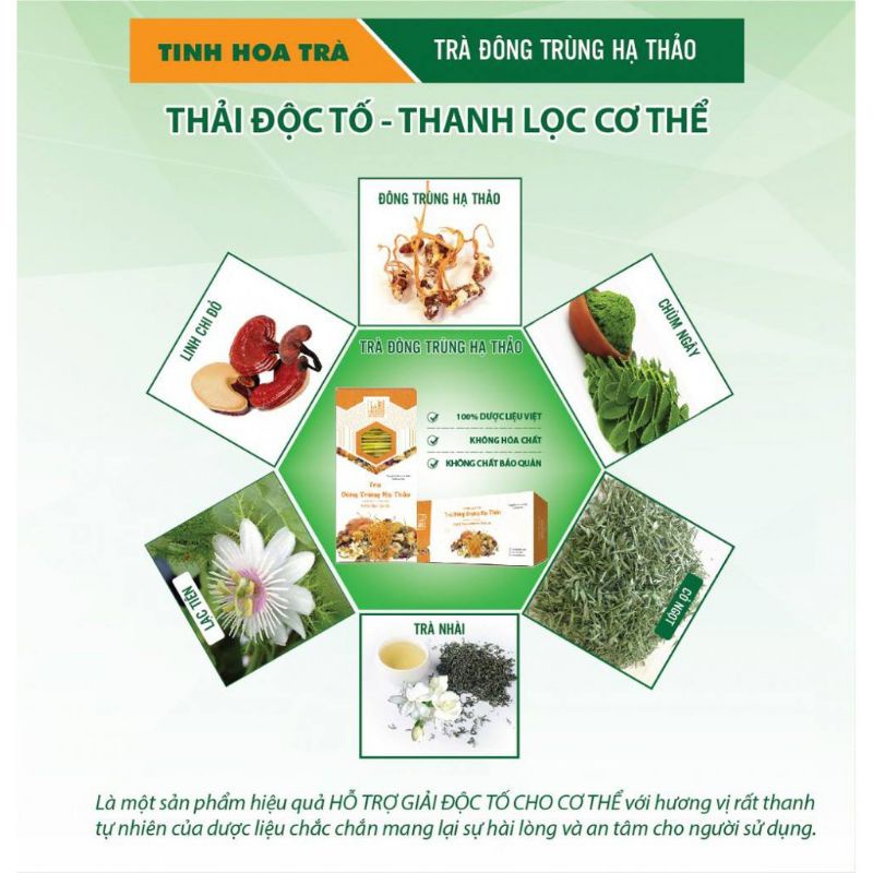 Tinh hoa trà - Trà người già - Ngủ ngon , ổn định huyết áp