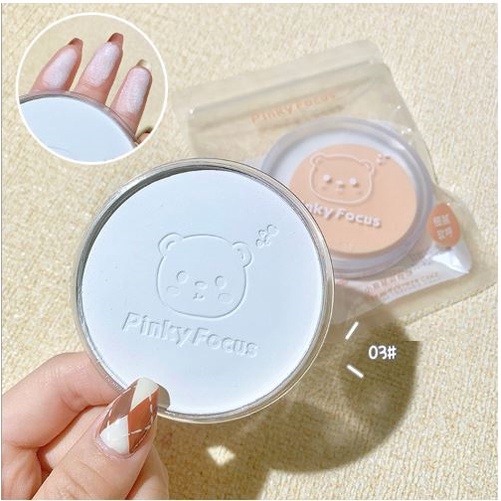 Phấn phủ nén Pink Focus Gấu dành cho da dầu