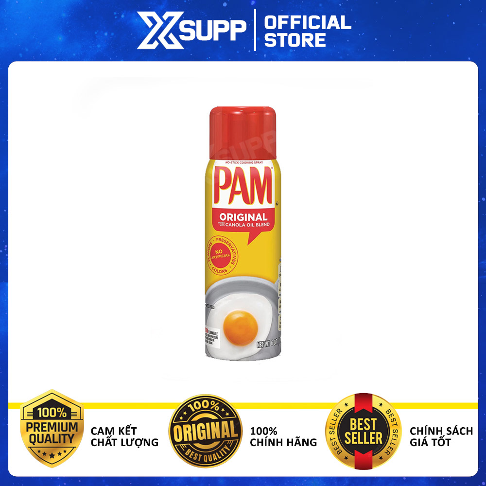 Pam Cooking Oil Spray - Pure & Simple Dầu Xịt Ăn Kiêng (12 oz/17 oz)  Size Lớn