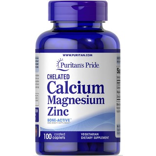 Viên Bổ Sung Calcium Magnesium Zinc Của Puritan's Pride 100V