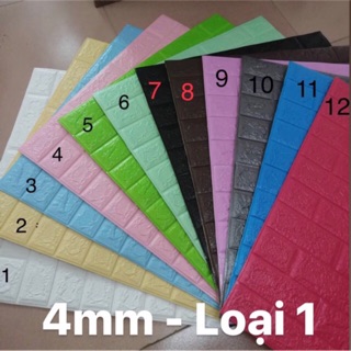 Xốp dán tường siêu to 4mm l1