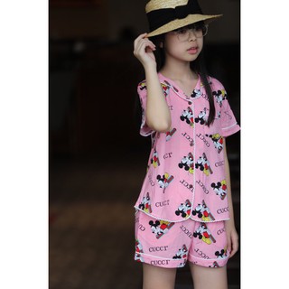 BỘ PIZAMA LANH BÉ GÁI