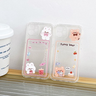 Ốp Điện Thoại Trong Suốt Chống Sốc In Hình Hoạt Hình Cho IPhone 6 6S 7 8 Plus SE 2020 XR X XS 11 12 13 Pro Max