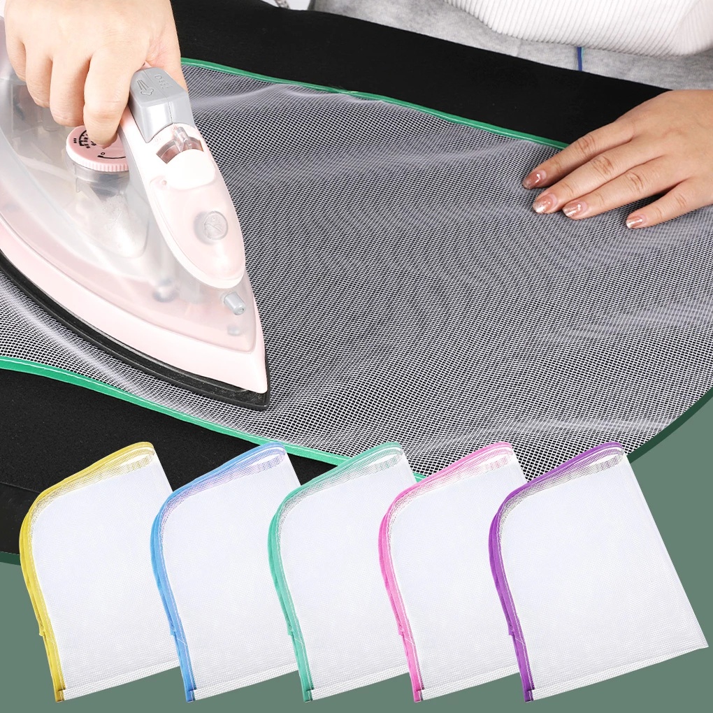 Tấm Lưới Chịu Nhiệt Cao 2 Kích Thước Màu Sắc Ngẫu Nhiên Bảo Vệ Ủi Quần Áo