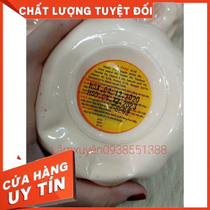 Kem dưỡng trắng da toàn thân Lilisin (BÍ) 250g  FREESHIP  giúp làm trắng da, không trắng ảo , không bị bắt nắng   .