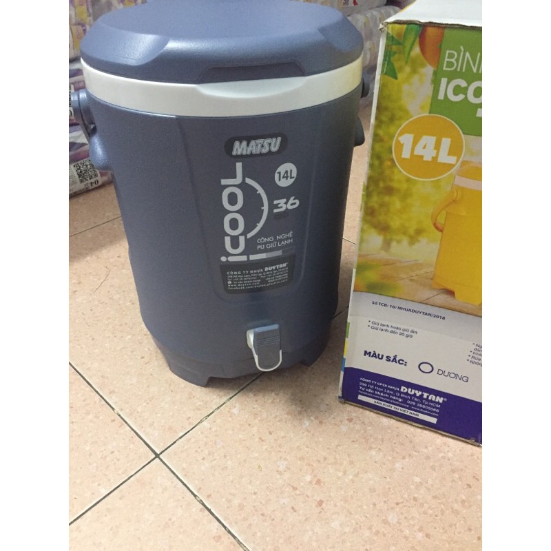 Thùng đựng nước đá MATSU ICOOL, thùng đá giữ lạnh 36 giờ 6 lít, 8 lít, 10 lít, 14 lít