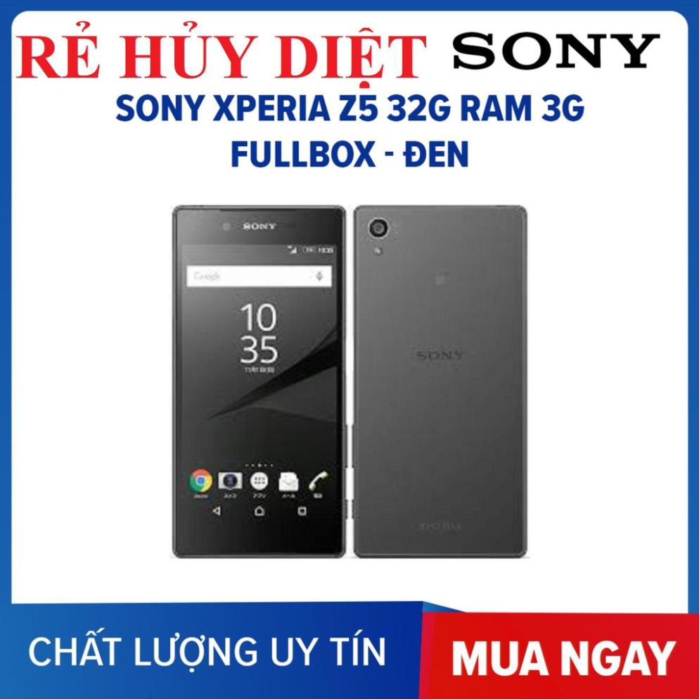 [Mã ELMS4 giảm 7% đơn 500K] điện thoại Sony Z5 - sony Xperia Z5 Chính hãng ram 3G/32G zin mới