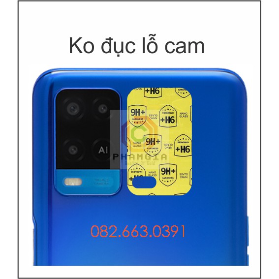 Cường lực camera Oppo A54 ( 4G / 5G ) nano siêu bền, siêu bảo vệ