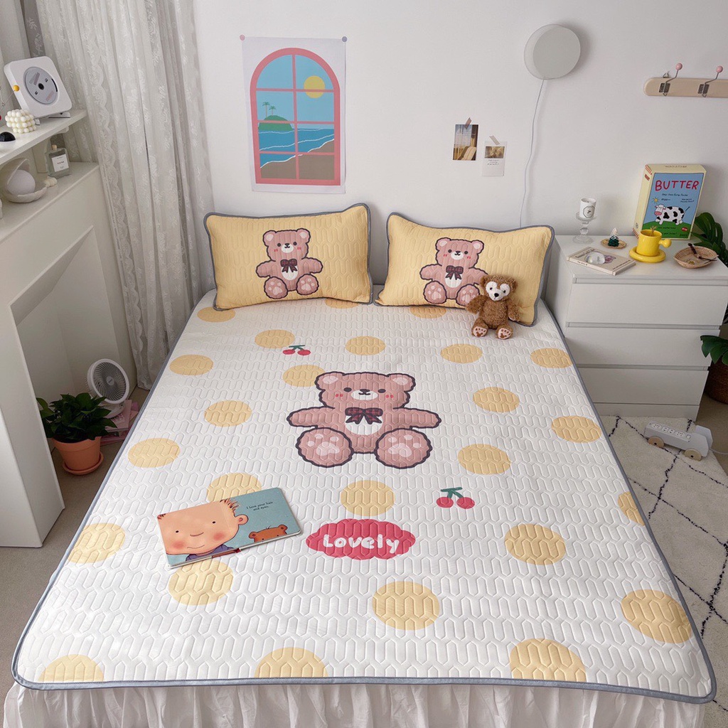 [ FREESHIP ❤️] Chiếu Điều Hòa Mủ Cao Su Non ADU79 Bedding Họa Tiết 5D - 2D Mát Lạnh Chuẩn Hàng Loại 1