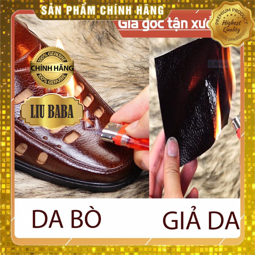 [GIÀY XƯỞNG] Xả Hàng giày rọ giày hè nam da bò thoáng mát