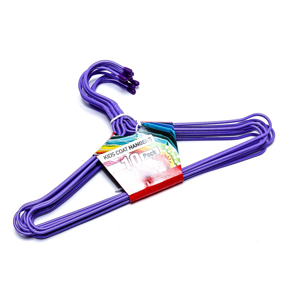 10 móc quần áo trẻ em cao cấp Uncle Bills BL0034 tiện dụng an toàn thiết kế có gờ chống trượt tiết kiệm thời gian