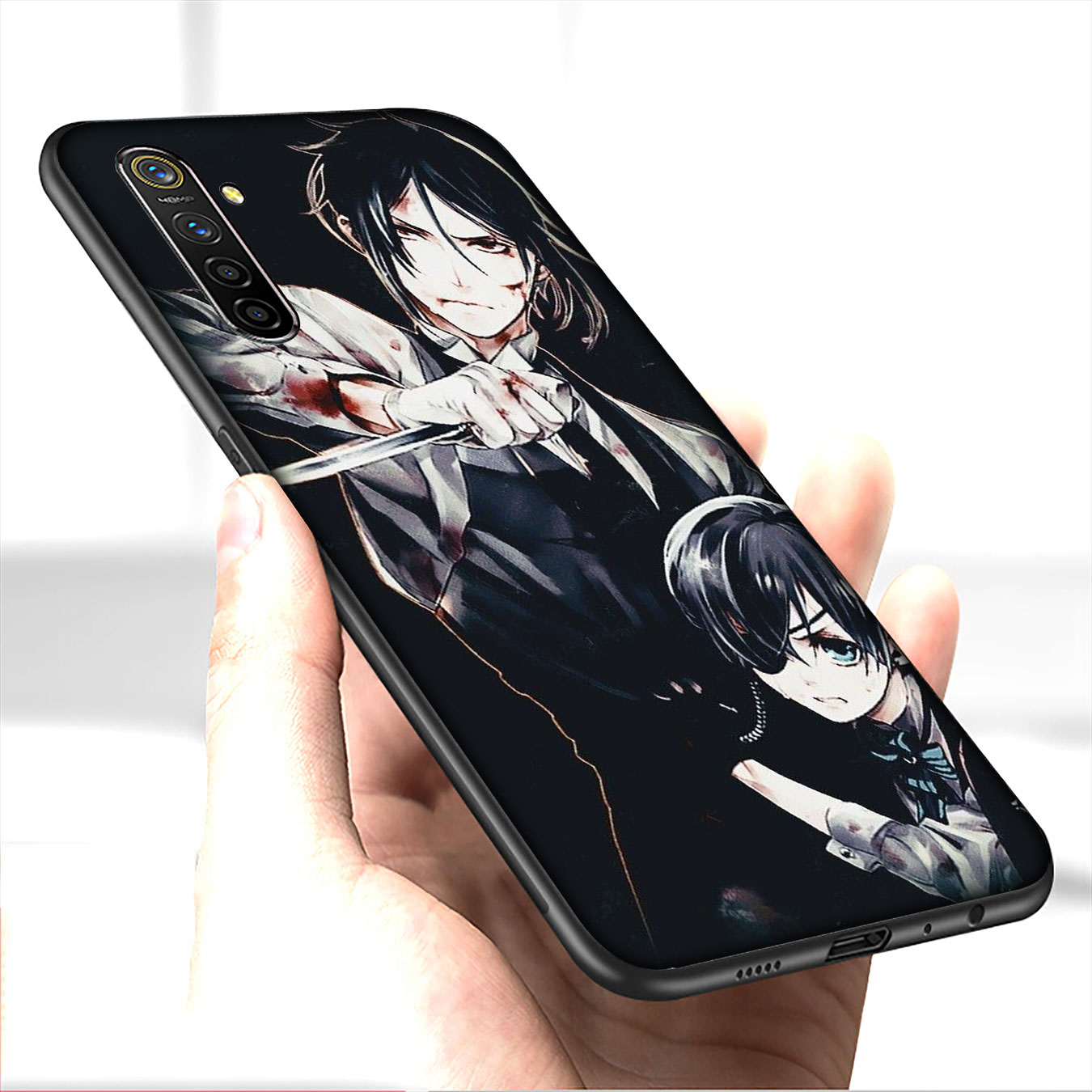 Ốp Điện Thoại Silicon Mềm Hình Anime Black Butler Kuroshitsuji Cho Oppo Realme C3 C2 6 5 5i 5s 3 Pro 2 A5 Q Xt Xt