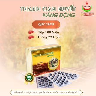 Giải độc gan, mát gan, thanh nhiệt cơ thể Thanh Can Huyết Năng Động Hộp 100 viên