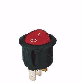 Bộ 5 Công Tắc 3 Chân Có Đèn KCD1