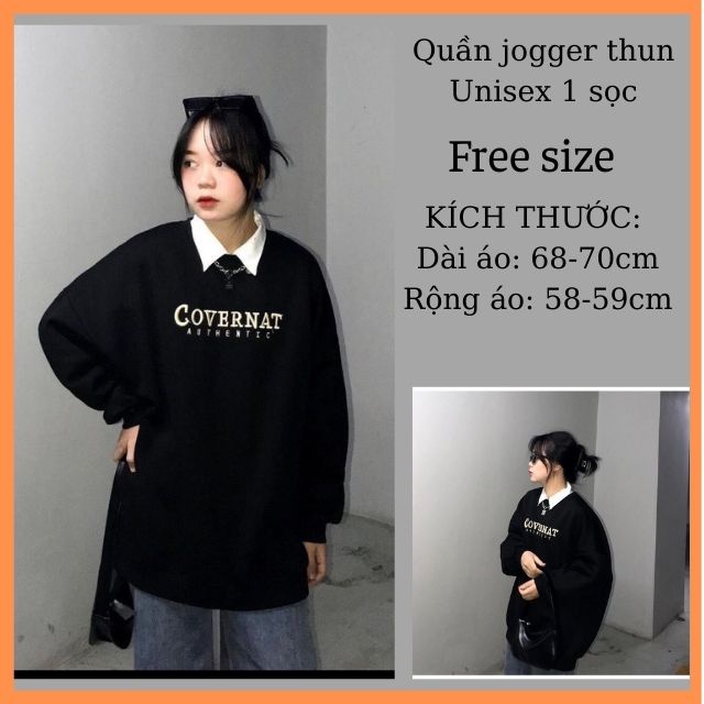 Áo Sweater Form Rộng Unisex Tay Bồng Nam Nữ Mặc Được Chất Nỉ Hàng Xuất Dày Đẹp Không Bai, Không Xù PIGIStore Mã 03