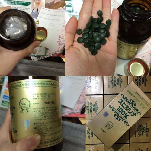 110 Tảo Xoắn Spirulina Nhật Bản Hộp 2200 Viên