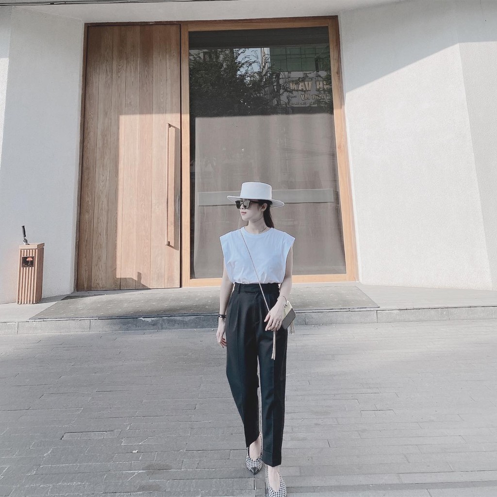Quần đen gập gấu BOHEE Q12