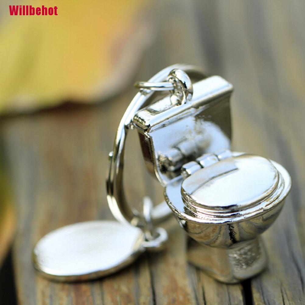 Chìa Khóa Bồn Cầu mini Bằng Kim Loại Dễ Thương