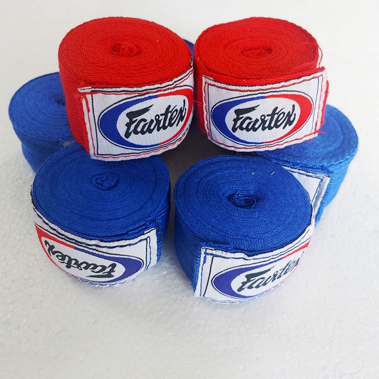 [Màu ngẫu nhiên] Băng quấn tay tập võ Fairtex chuyên dùng trong Muay Thái + kick box + boxing