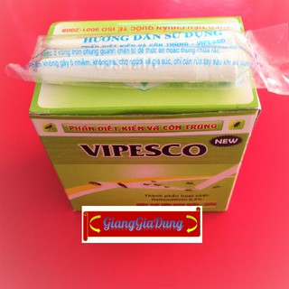 Phấn Diệt Kiến Gián Hộp Lớn 20 Viên Hàng Chính Hãng Vipesco