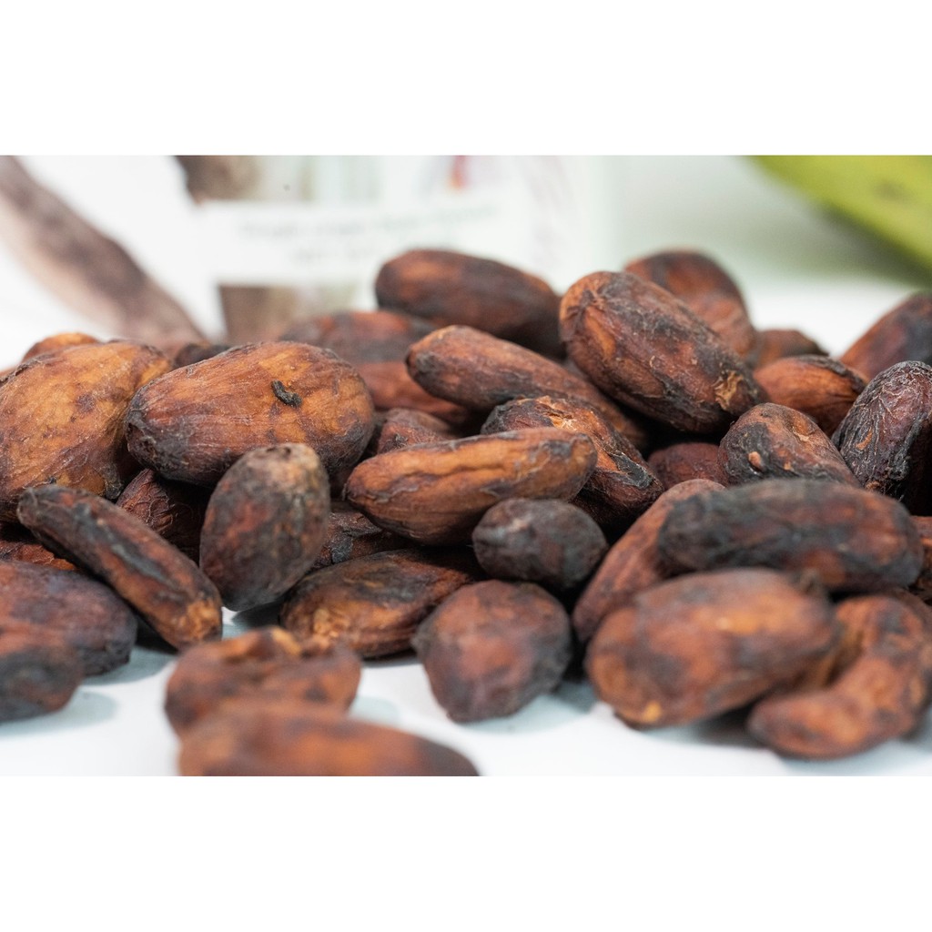 Hạt Cacao Khô Lên Men Tự Nhiên Nguyên Chất 100%