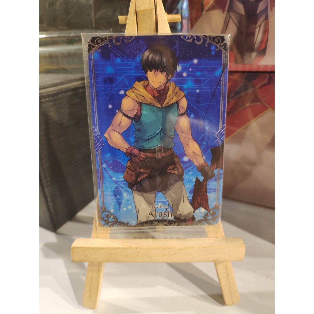 Thẻ bài bánh xốp Fate Grand Order FGO Arash N - Tặng bọc bài nhựa bảo quản