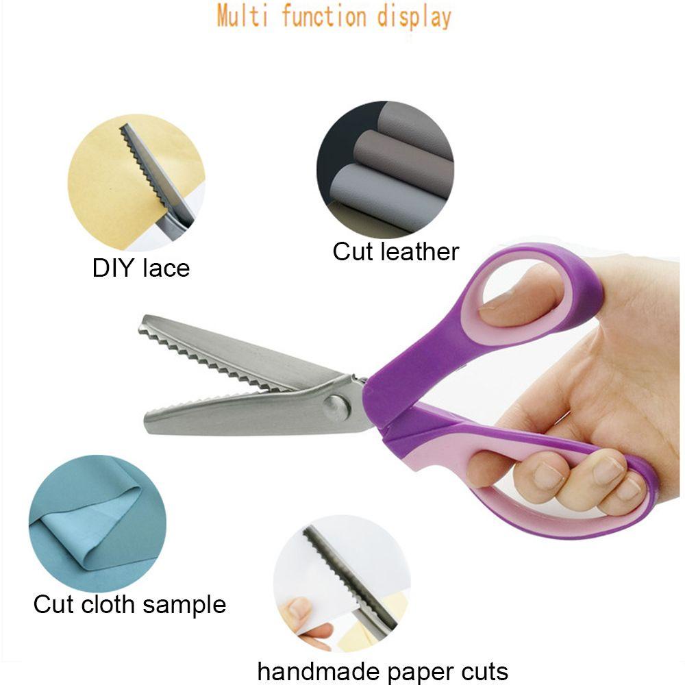 1 Kéo Cắt May Vá Zig Zag Bằng Thép Không Gỉ Chất Lượng Cao