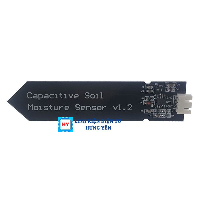 Cảm biến độ ẩm đất điện dung chống ăn mòn, điện áp rộng 3.3 ~ 5.5V