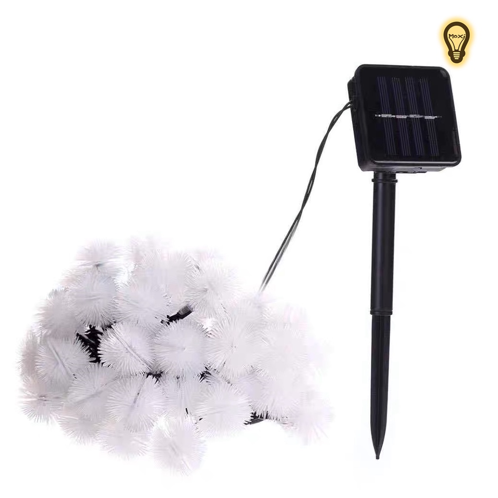 Đèn LED hoa tuyết năng lượng mặt trời làm đèn decor, trang trí sân vườn ,ban công,ngoài trời không thấm nước.