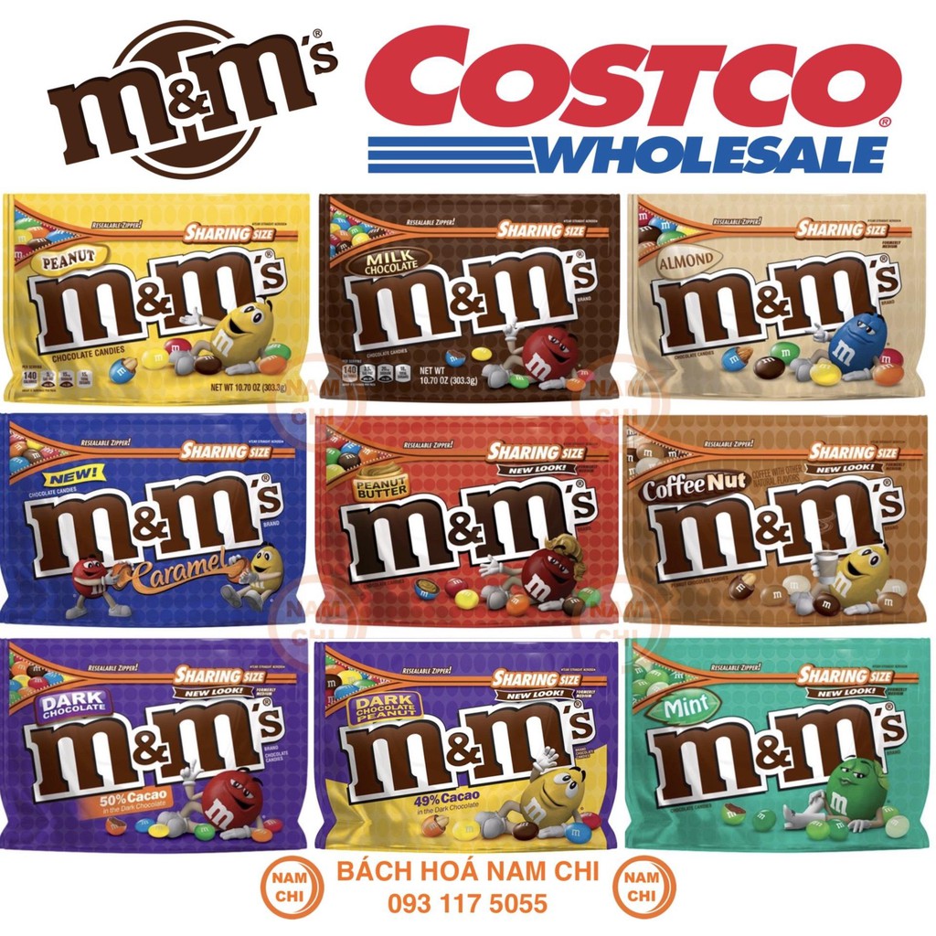[DATE MỚI NHẤT] Kẹo Socola M&amp;M Sharing Size Hàng Chuẩn Mỹ
