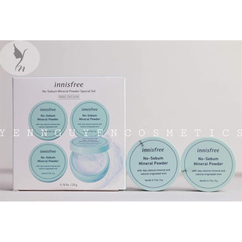 Phấn Phủ Bột Kiềm Dầu Innisfree No Sebum Mineral Powder