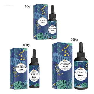 100G Keo nhựa uv epoxy trong suốt hoạt hóa bằng ánh sáng mặt trời sử dụng để đúc và phủ khuôn nhựa