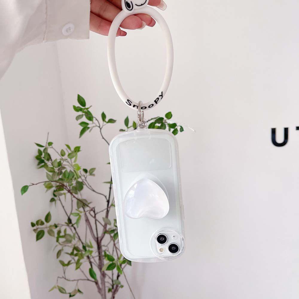 Vòng Đeo Tay Gắn Điện Thoại Hình Snoopy Kuromi Mickey Đáng Yêu