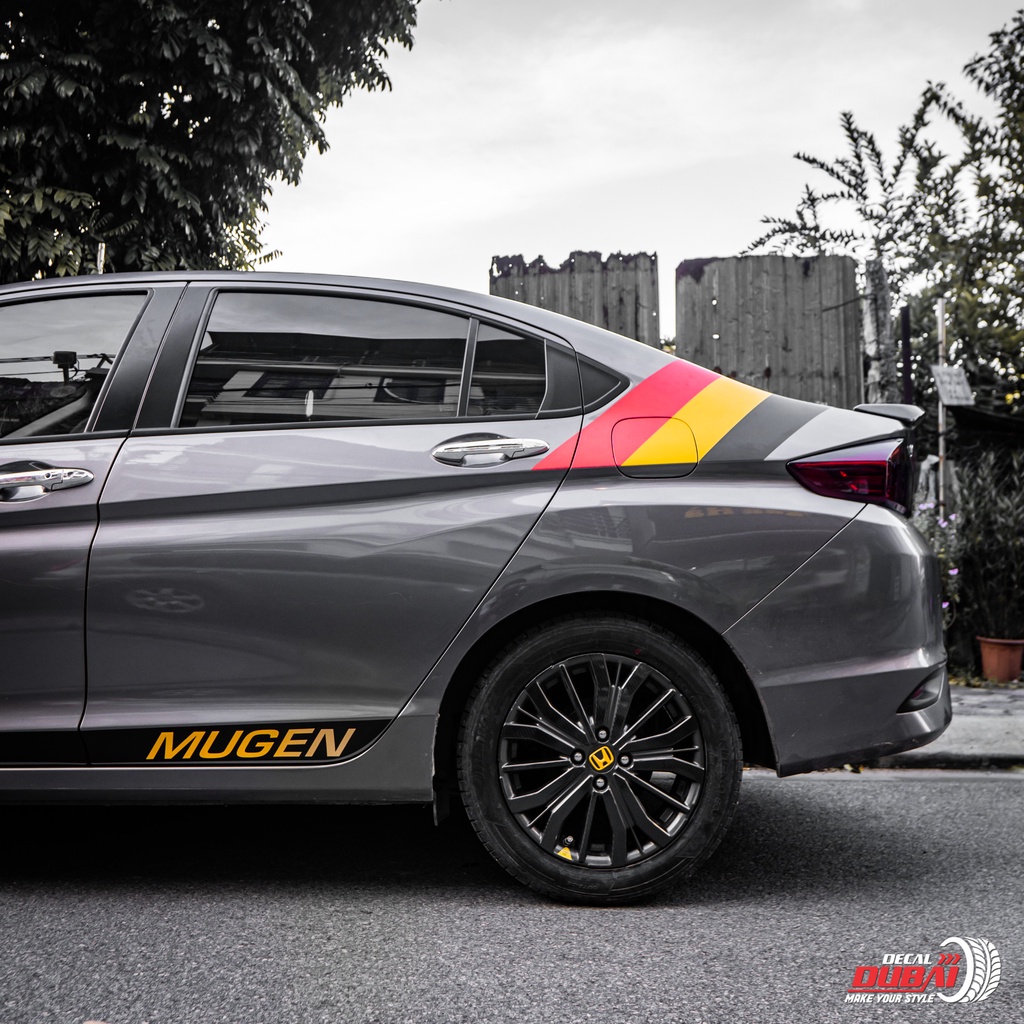 Tem trang trí tạo điểm nhấn xe Honda City