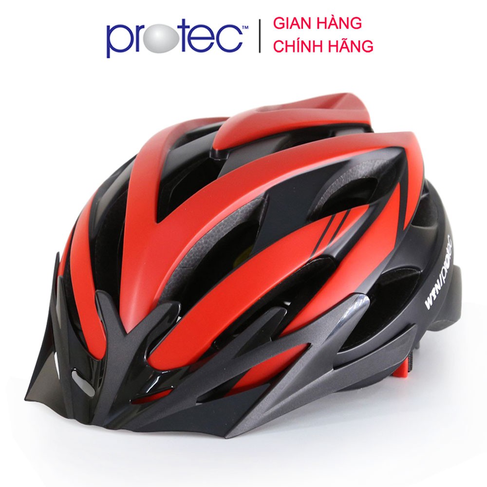 Mũ bảo hiểm xe đạp thể thao cao cấp Protec Win 033, tiêu chuẩn châu âu, cá tính, năng động