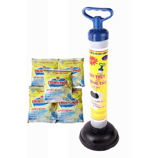 [siêu rẻ] BƠM THỤT THÔNG TẮC BỒN CẦU [shop yêu thích]