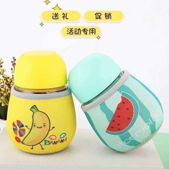 BÌNH THỦY TINH GIỮ NHIỆT DỄ THƯƠNG