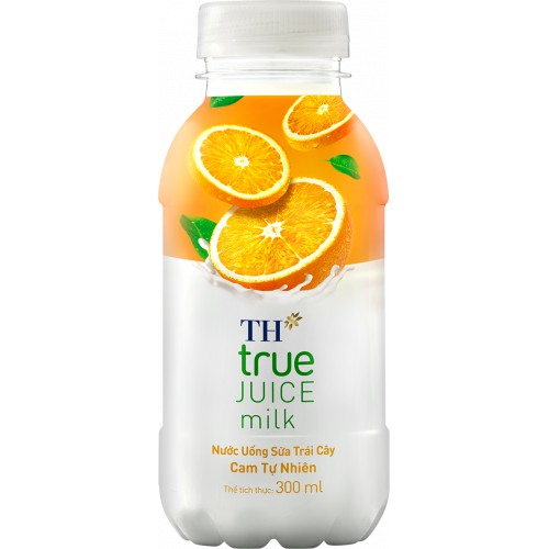 Thanh Hóa - Nước uống sữa trái cây TH vị CAM chai 300ml