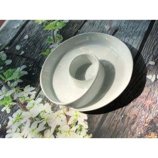 Đĩa ốc xoáy trắng bát tràng