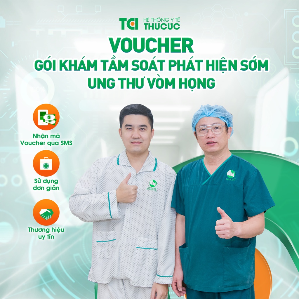 Hà Nội [E-voucher] Gói khám tầm soát phát hiện sớm ung thư vòm họng, danh cho mọi lứa tuổi - Hệ Thống Y Tế Thu Cúc