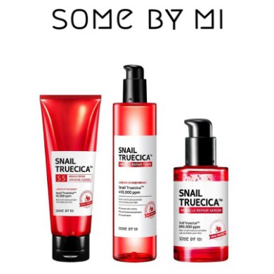 Bộ Dưỡng Da Giúp Săn Chắc, Phục Hồi, Cải Thiện Vết Thâm, Sẹo Some By Mi Snail Truecica Miracle Repair 285ml