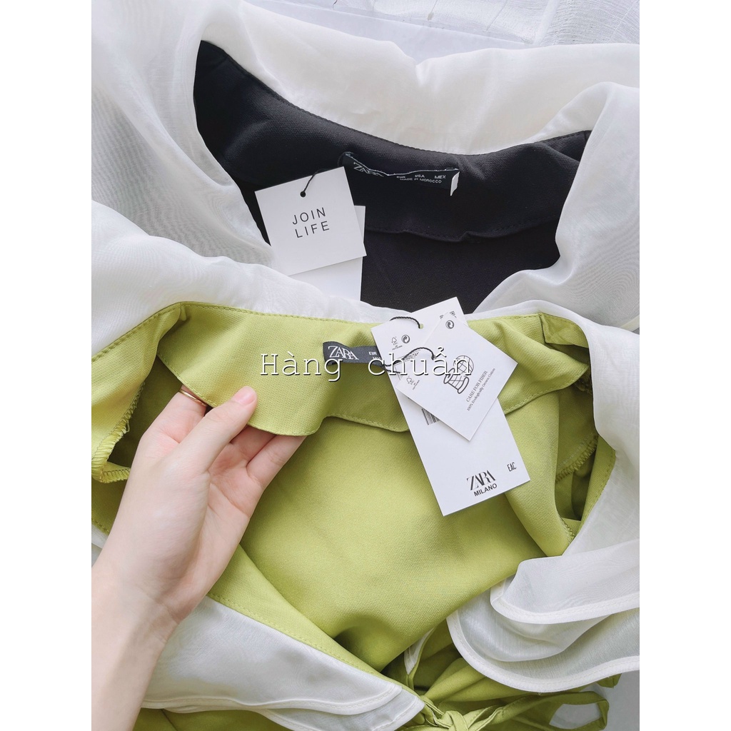 Váy phối cổ V ,đâm tơ hai lớp vạt cúc bọc,chất vải mango co giãn nhẹ,cúc bọc tỉ mỉ thủ công lên đồ chanh xả-Minxy shop