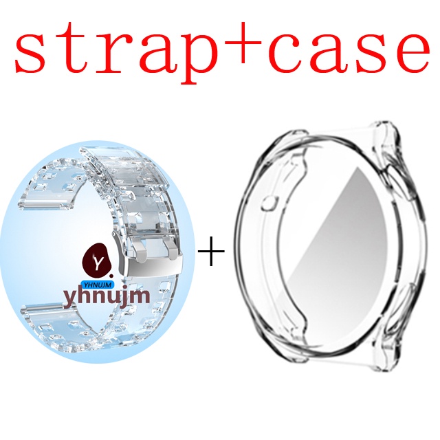 Ốp Bảo Vệ Bằng TPU Silicone 2 Trong 1 Có Dây Đeo Cho huawei watch gt 3 gt3 pro 46mm 43mm gt 3 gt3 46mm 42mm