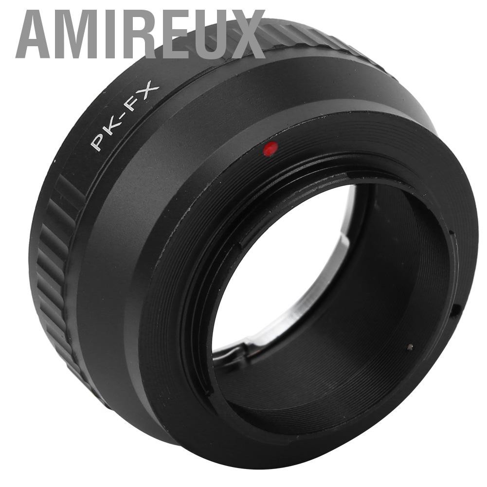 Amireux Mount Adapter Ring  Pentax PK Lens Fujifilm Camera Metal PK-FX for Outdoor Indoor FX X-Pro1 X-E1