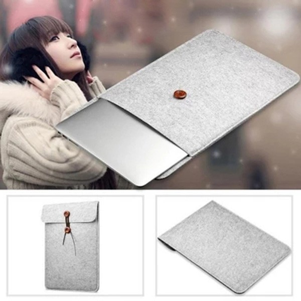 Túi Vải Nỉ Đựng Laptop &Amp; Macbook Air Pro 11.6 13.3 15.6