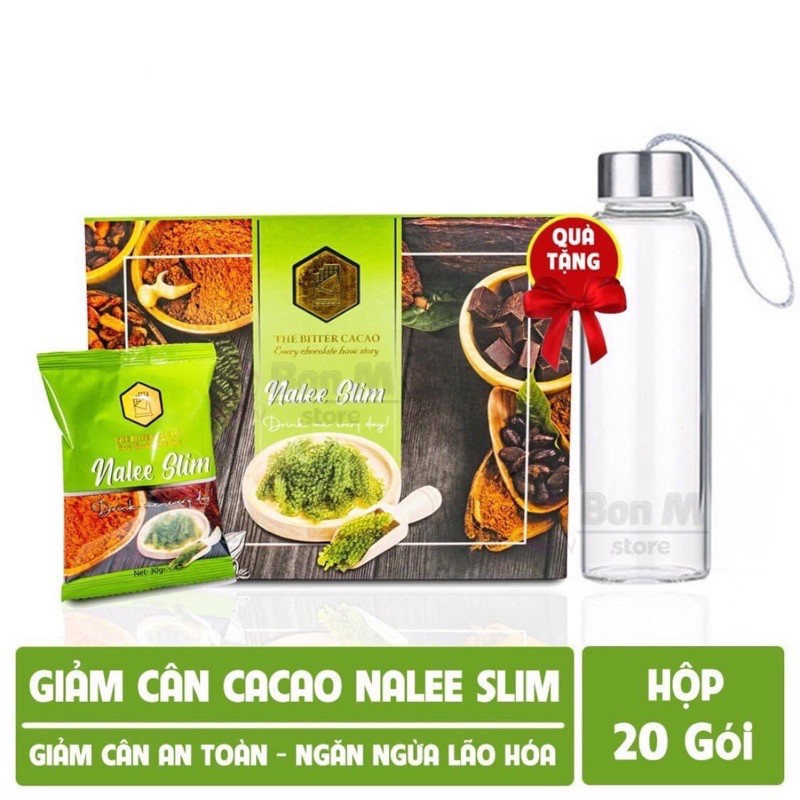 [ Mẫu Mới 2021 ] Cacao NALEE SLIM - Cacao GIẢM CÂN - Hộp 20 Gói