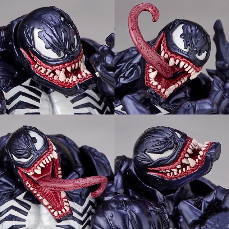 RẺ NHẤT SHOPEEMô Hình Venom Có Khớp Cử Động Revoltech Full Box