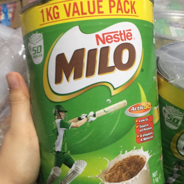 Sữa Milo hộp 1 kg nhập từ Úc