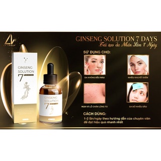 Serum Tái Tạo da Nhân Sâm Ginseng solution 7days Dr.lacir