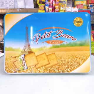 BÁNH QUY BƠ PETIT BEURE POCKET HỘP THIẾC 450G